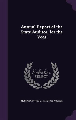 Cover Annual Report of the State Auditor, for the Year