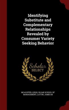Identifying Substitute and Complementary Relationships Revealed by Consumer Variety Seeking Behavior - Mcalister, Leigh; Lattin, James M.