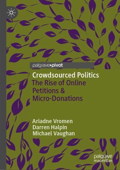 Crowdsourced Politics (eBook, PDF) - Vromen, Ariadne; Halpin, Darren; Vaughan, Michael