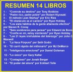 Resumen y Ejercicios de 14 Libros: Controle su destino, Padre rico padre pobre, el método Lean Startup, El obstáculo es el camino, Los siete hábitos de la gente altamente efectiva, El carril rápido del millonario,... (eBook, ePUB)