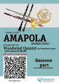 Bassoon Part of "Amapola" for Woodwind Quintet (fixed-layout eBook, ePUB)