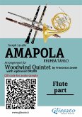 Flute part of "Amapola" for Woodwind Quintet (fixed-layout eBook, ePUB)