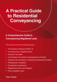 Cover A Practical Guide to Residential Conveyancing