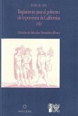 Reglamento para gobierno de la provincia de californias Felipe Neve Reglamento para gobierno de la provincia de californias Felipe Neve