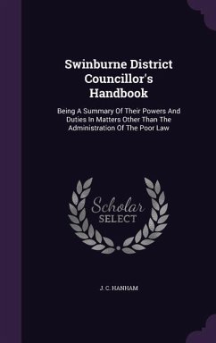 Swinburne District Councillor's Handbook - Hanham, J C