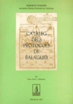 Catàleg dels protocols de Balaguer - Farré Viladrich, Joan