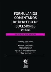 Formularios comentados de Derecho de Sucesiones 2ª Edición