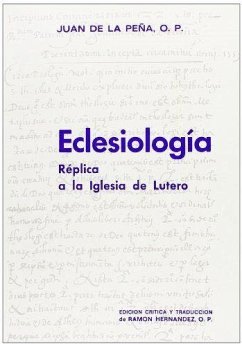 Cover Eclesiología : réplica a la Iglesia de Lutero