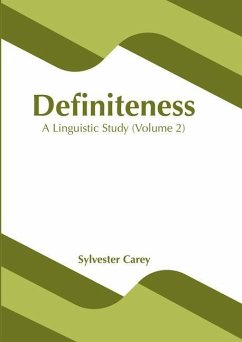 Cover Definiteness: A Linguistic Study (Volume 1)