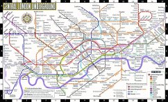 Streetwise London Underground Map - Michelin