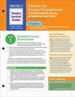 Enhancing Student Engagement by Virtually Establishing, Teaching, and Reinforcing Desired Behavior - Knoster, Timothy; Empson, Danielle