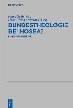 Bundestheologie bei Hosea? (eBook, ePUB)