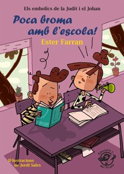 Cover Poca broma amb l'escola! : Llibre infantil en català d'humor 8-10 anys