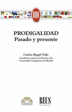 Cover Prodigalidad : pasado y presente