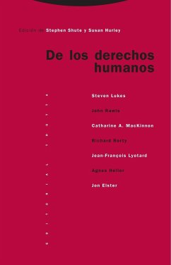 De los derechos humanos : las conferencias Oxford Amnesty de 1993 - Lyotard, Jean-François; Elster, Jon; Mackinnon, Catharine A.