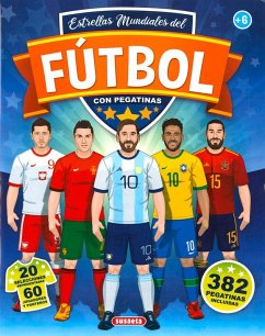 Cover Estrellas mundiales del fútbol con pegatinas