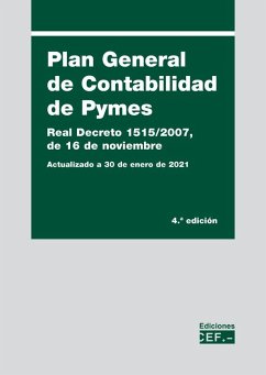 Cover Plan general de contabilidad de pymes : Real Decreto 1515-2007, de 16 de noviembre