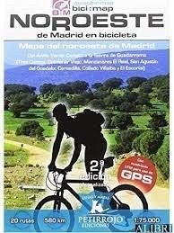 Cover Noroeste de Madrid en bicicleta : mapa del noroeste de Madrid