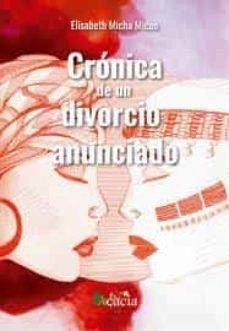 Cover Crónica de un divorcio anunciado