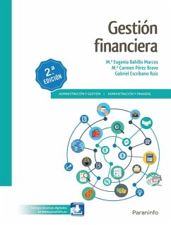 Gestión financiera - Escribano Ruiz, Gabriel; Bahillo Marcos, María Eugenia; Pérez Bravo, María Carmen
