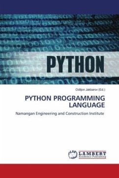 PYTHON PROGRAMMING LANGUAGE PYTHON PROGRAMMING LANGUAGE
