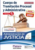 Tramitación procesal y administrativa, administración justicia, turno libre, temario I