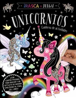 Cover Rasca y Juega. Unicornios - Cuaderno de actividades