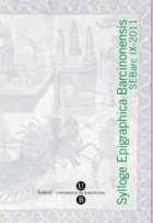 Cover Sylloge epigraphica barcinonensis IX