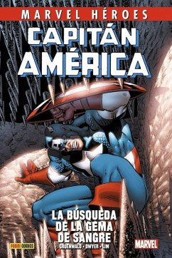 Cover Marvel héroes 104 capitán américa de mark gruenwald. en busca de la gema de sangre