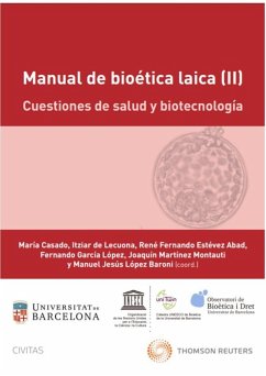 Cover Manual de bioetica laica (ii) - cuestiones de salud y biotecnologia