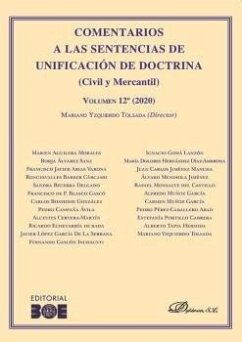Cover Comentarios a las sentencias de unificación de doctrina (civil y mercantil) 12, 2020