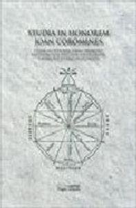 Cover Studia in honorem Joan Coromines
