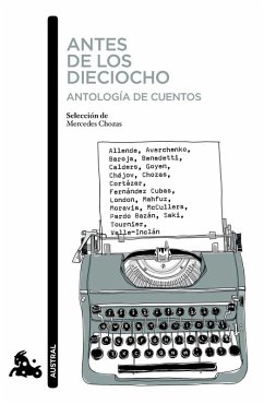 Cover Antes de los dieciocho. Antología de cuentos