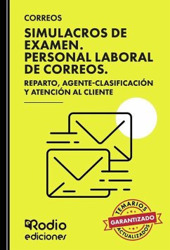 Cover Simulacros de Examen.âPersonal de Reparto, Agente-Clasificación y Atención al Cliente.