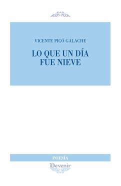 Cover Lo que un día fue nieve