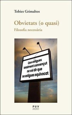 Cover Obvietats (o quasi) : filosofia necessària