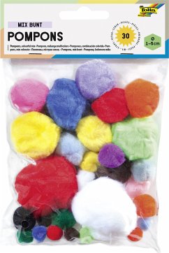 Cover Folia Pompons MIX BUNT 30er Set