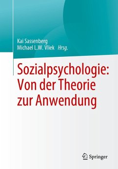 Cover Sozialpsychologie: Von der Theorie zur Anwendung