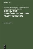 Archiv für Geflügelzucht und Kleintierkunde. Band 10, Heft 4