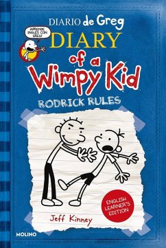 Cover Diario de Greg 2. English Learner's Edition. Rodrick rules
