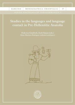 Studies in the languages and language contact in Pre-Hellenistic Anatolia