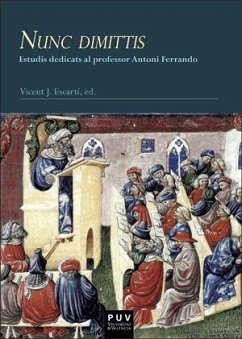 Nunc dimittis : estudis dedicats al professor Antoni Ferrando