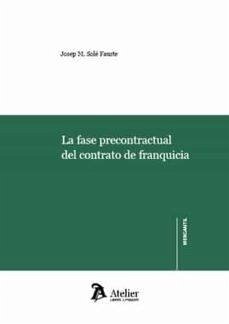 Cover La fase precontractual del contrato de franquicia