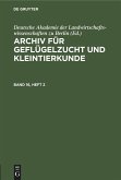 Archiv für Geflügelzucht und Kleintierkunde. Band 16, Heft 2