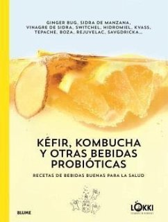 Kéfir, kombucha y otras bebidas probióticas : recetas de bebidas buenas para la salud - Lökki