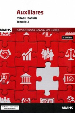 Cover Auxiliares : Administración General del Estado, estabilización : temario 2