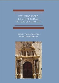 Cover Estudios sobre la Universidad de Tortosa (1600-1717)