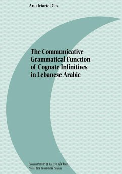 Cover The communicative grammatical function of cognate infinitives in lebanese arabic