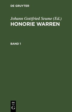 Cover Honorie Warren. Band 1