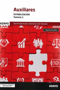 Cover Auxiliares : Administración General del Estado, estabilización : temario 1